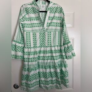 Green Patterned Dress
